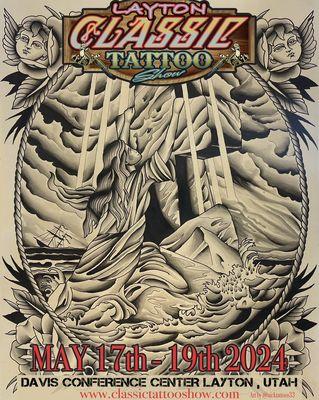 Tattoo Convention May 17-19 2024 in Layton, Utah at the Savis Conference Center