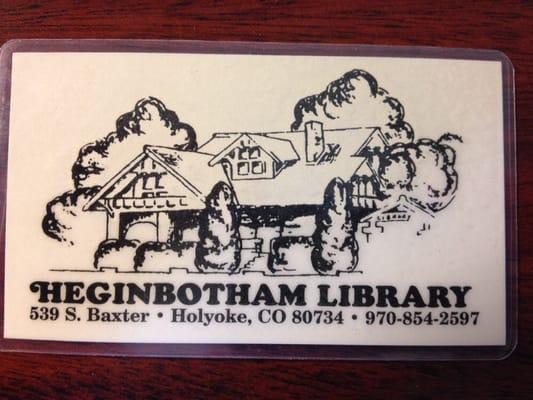 Pretty cool library card :)