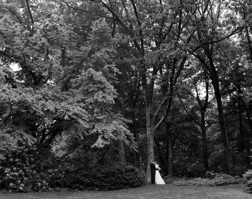 A private moment under the trees at Habitat in Belmont.