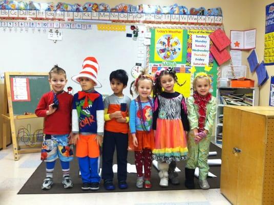 Dr. Suess Day fun at Busy Bear Nursery School.