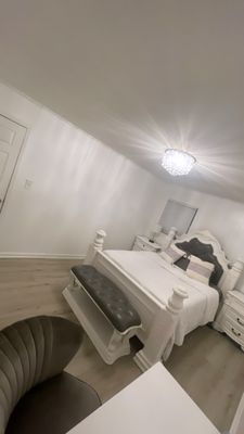 Clean bedroom after renovation!