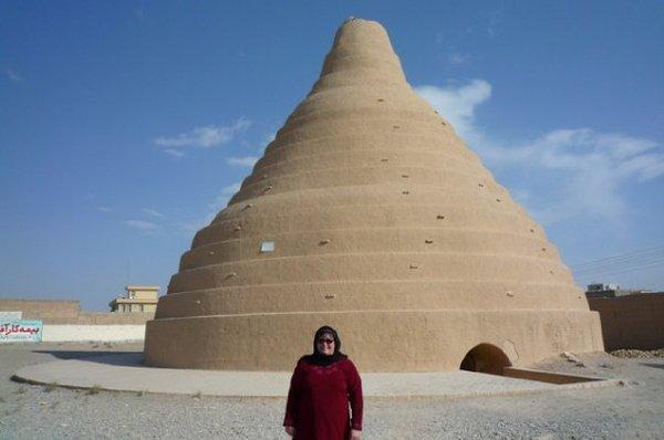 Brenda, one of our tour coordinators, in Iran with a group.