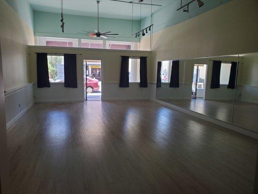 Our dance studio space