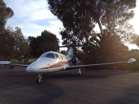 Eclipse @ Peninsula Avionics ramp