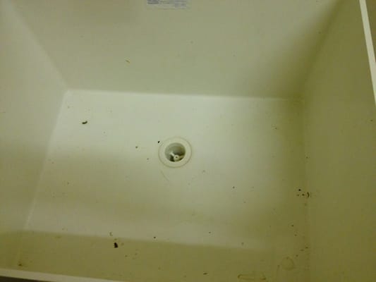 Utility sink not touched!