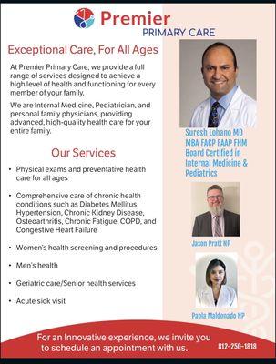 Premier Primary Care Brochure