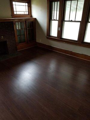 Brand new flooring.