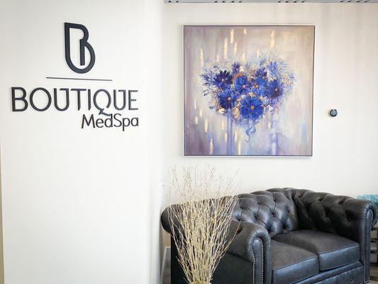 Boutique Med Spa Waiting Area