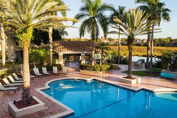 Pool With Lounge Chairs