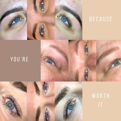 Lash Lift & Tint bundled with Brow Tint & Wax