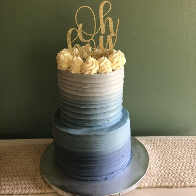 Custom cake for a baby shower