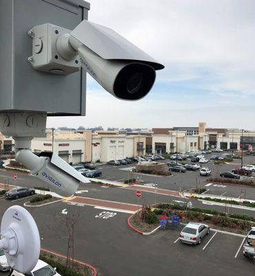 parking lot avigilon cameras.