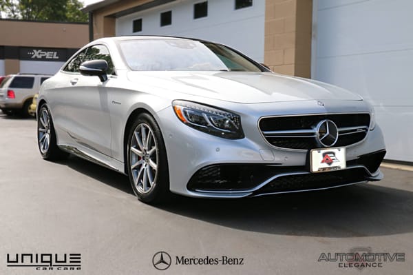 2016 Mercedes-Benz S63 AMG Coupe full wrap with XPEL Ultimate. 09/25/2015