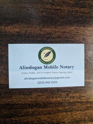 Alindogan Mobile Notary