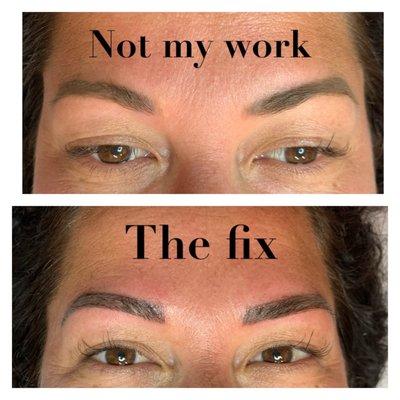 Brow correction