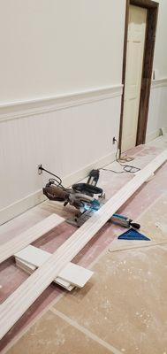 Baseboard installation