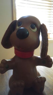 Toy dog with ears like my dog