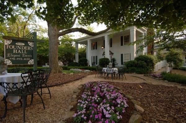 Roswell Founders Hall - The Front Gardens