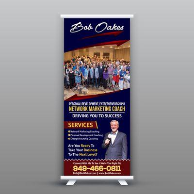 Bob Oakes Retractible Banner