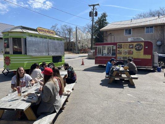 Outside seating