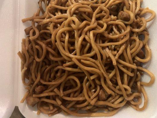 Spoiled chicken lo mein