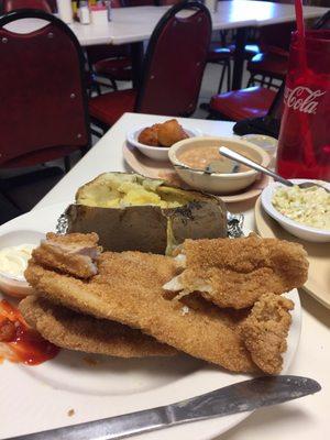 Perfect fried catfish!