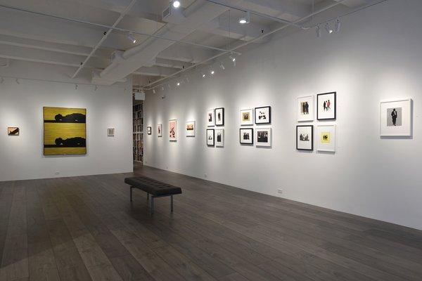 Installation view: Idelle Weber: Postures and Profiles from the 50s and 60s