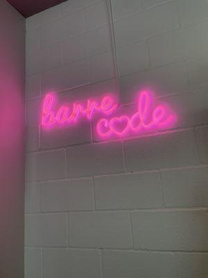 Barre code sign