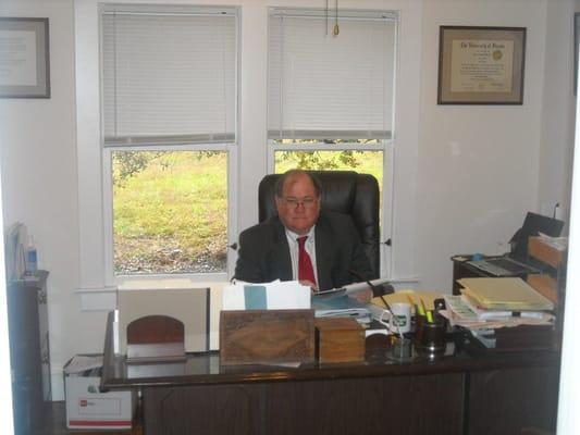 Robert L. Jennings at his Stuart office.