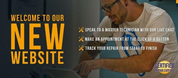 Our new website is on the way! Visit our new website to book your appointment or for company information