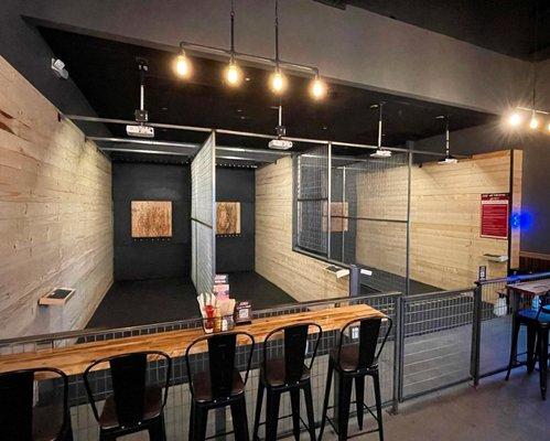 Axe Throwing Bays