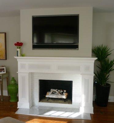 fireplace renovation