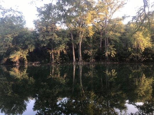 Love this spot in the river at K&L to swim float and fish!