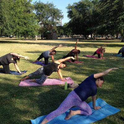 Yoga at the park anyone???