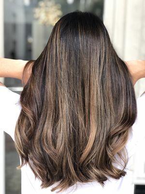 Chocolate balayage