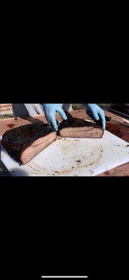 Smoked prime brisket.