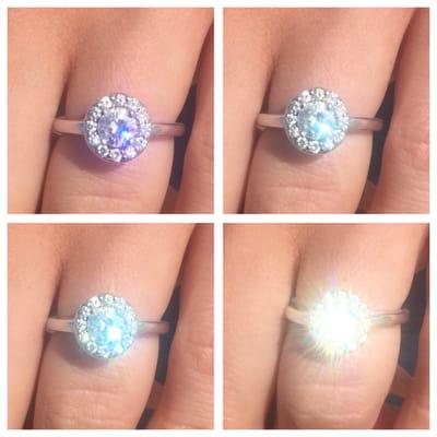 Beautiful custom ring for Matt and Sacha!