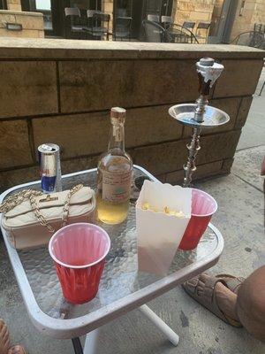 BYOB, hookah