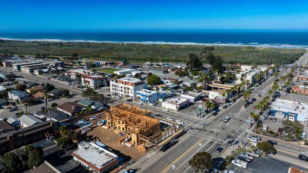 We have the privilege of doing the structural engineering for this new 4-story mixed-use commercial build in Grover Beach, CA.