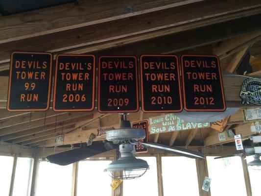 Banners from the rafters!