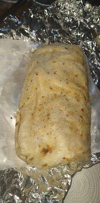 Steak burrito