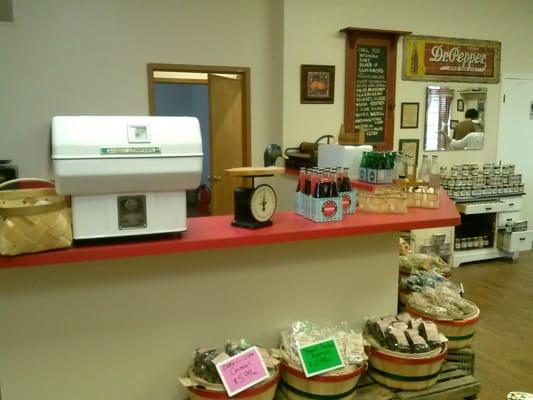 Old tyme counter display