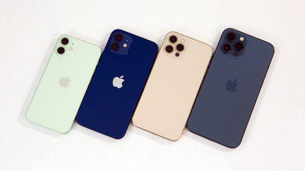 iPhone 12 Green and Blue
 iPhone 12 Pro Gold
 iPhone 12 Pro Max Graphite