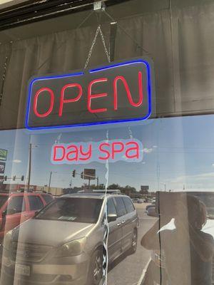 Thus spa is open