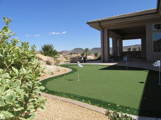 We can do your putting green!