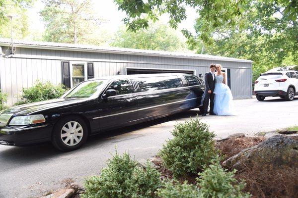 Beautiful stretch limo