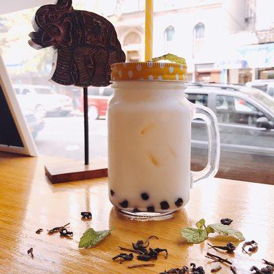 Coconut Milk Tea with Boba !!!