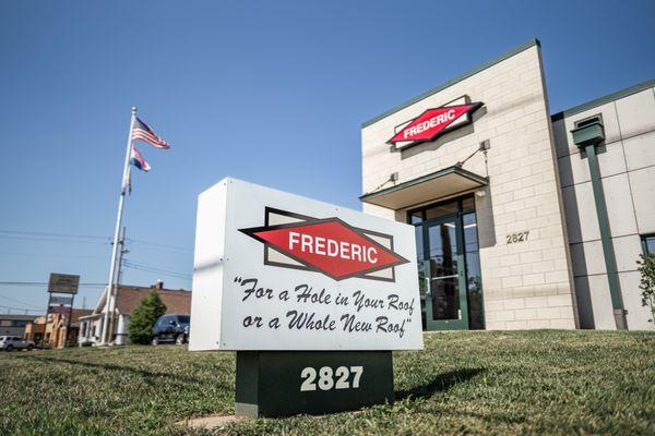 Frederic Roofing office in Brentwood located at 2827 S. Brentwood Blvd