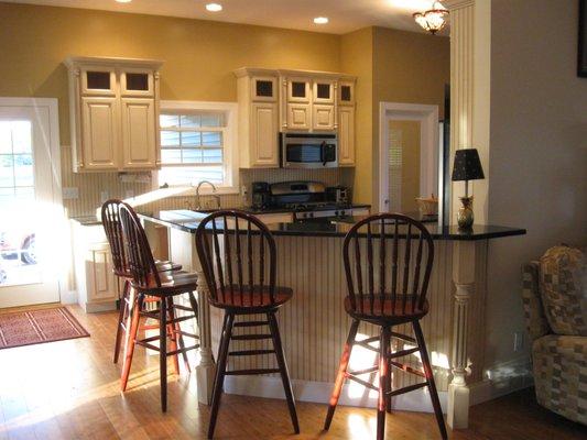 Paint and Glazed Custom Kitchen