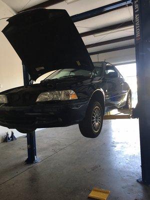 2004 Volvo C70 in for convertible top wiring repair. Nobody wants a non functioning convertible in Florida!